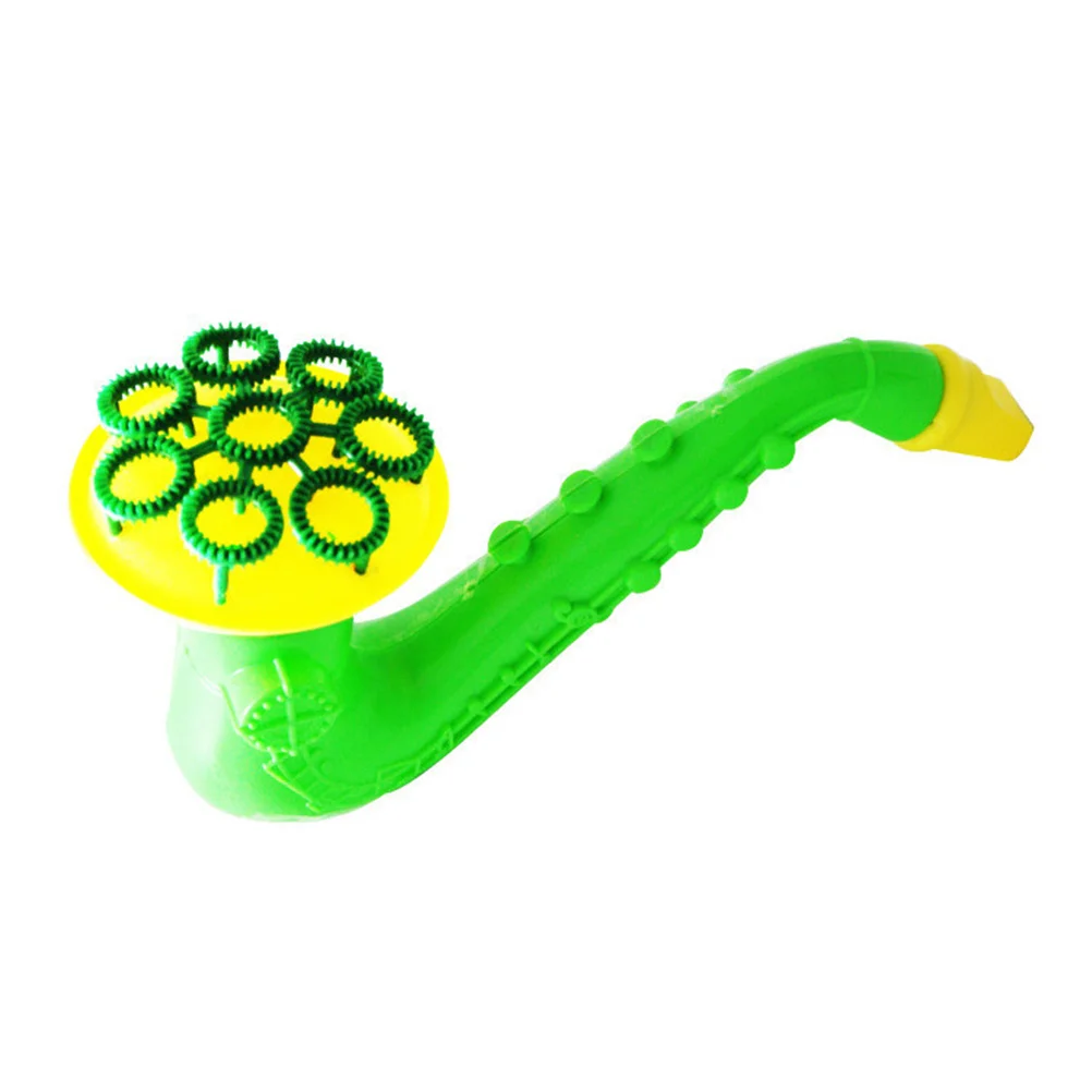 Mini Wasser bläst Spielzeug tragbare Blase Maker Maschine Outdoor Catoon Kunststoff Horn Spielzeug Party zubehör für Kinder Kinder (zufällig