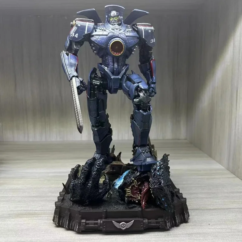 حافة المحيط الهادئ متوهجة 40 سنتيمتر كبيرة جدا الخطيرة الهيام Mecha Gk تمثال نموذج تمثال سطح المكتب زخرفة الفيلم الطرفية هدية