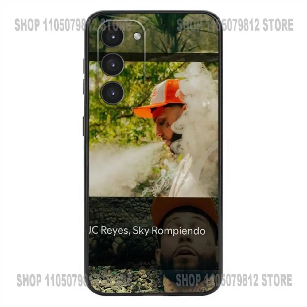 Jc Reyes JC REYES Tour 2025 funda de teléfono para Samsung Galaxy A32,21s,22,31,52,53,72,73,Note20,8,9,10 funda negra de silicona suave