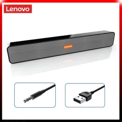 Lenovo BMS09 TV Sound Bar Speaker Stereo Surround Dual Woofer PC Speakers for Home Theater Desktop Computer Boom Box Som