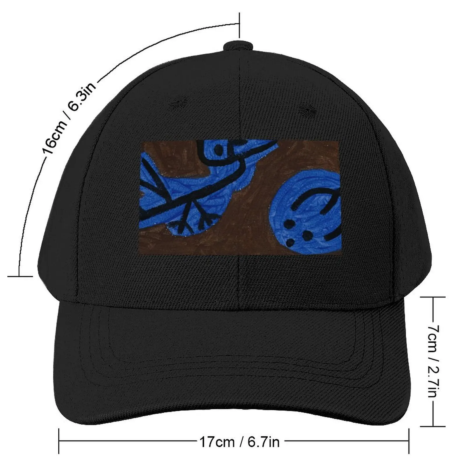 Paul Klee Blue-Bird-Pumpkin( Abstract pattern· expressionism · cubism ·surrealism ) Paul Klee Baseball Cap