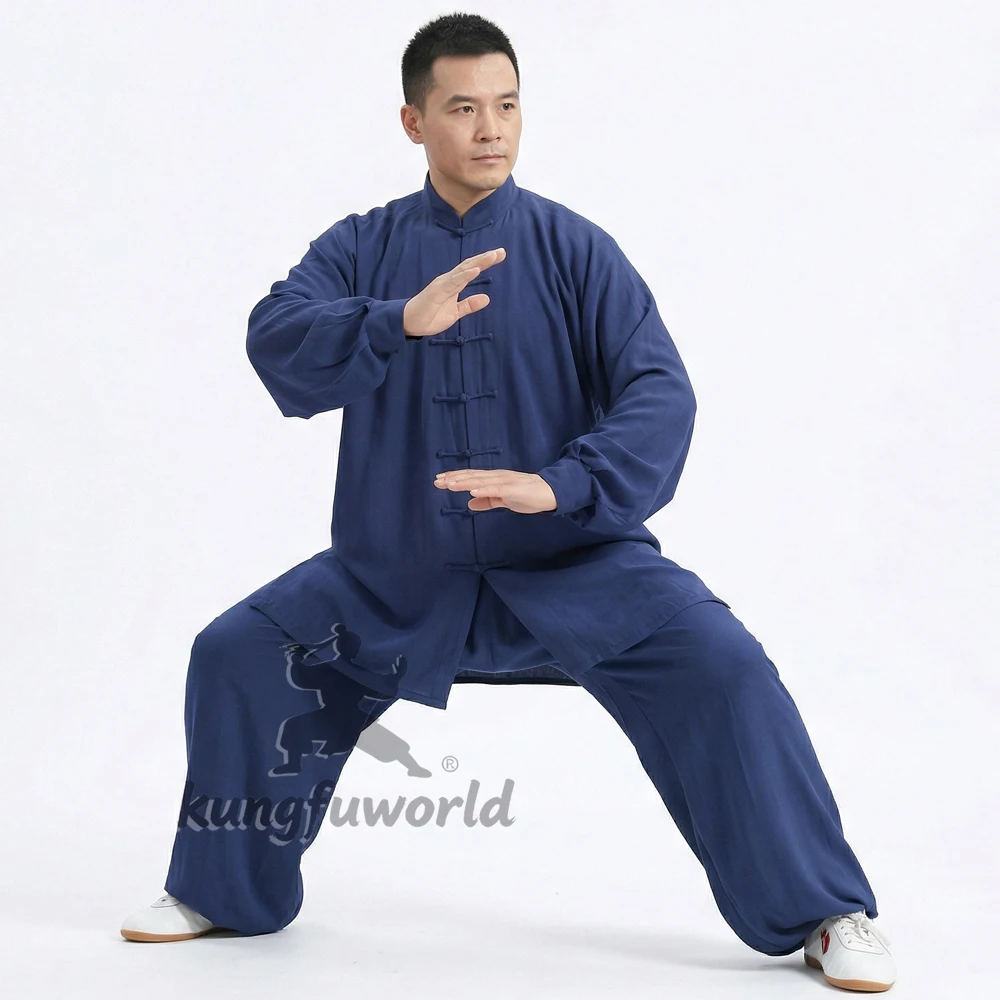 Summer Cotton Tai Chi Suit Martial arts Qigong Wing Chun Uniform Kung fu Wushu Jacket and Pants view 2