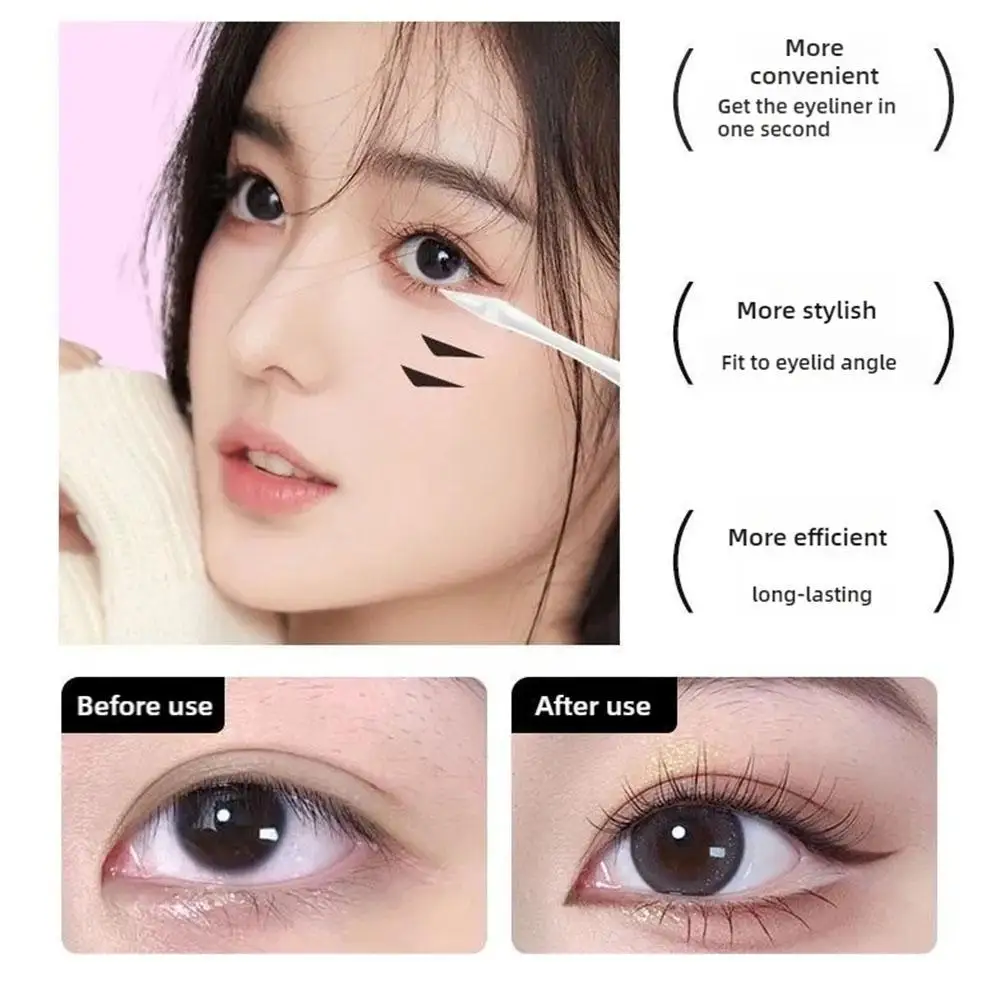 Eyelash Seal DIY Lower Lash Extension Stamp Silicone Makeup Tool For Beginner Convenient Natural Lower Eyelash Artifact Eyeliner