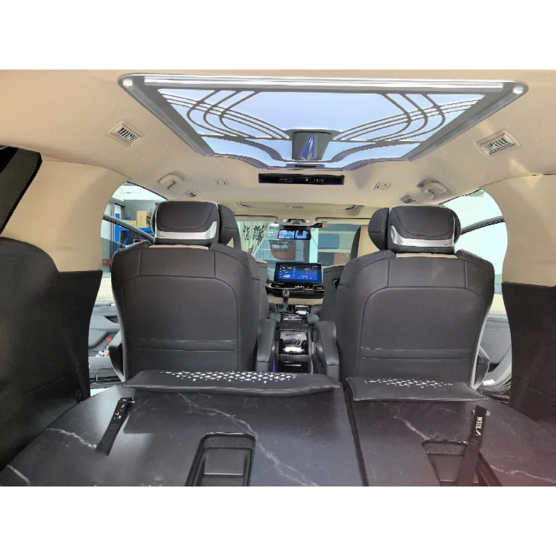 

Suitable For Toyota Sienna Upgraded Aviation Seat With Electric Leg Rest, Ventilation, Heating, Massage, And Leathe