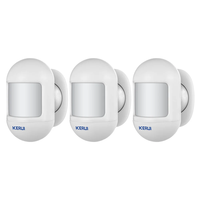 3pcs KERUI P831 Wireless Mini PIR Motion Sensor Alarm Detector with Magnetic Swivel Base for W181 W184 W204 Home Security Alarm