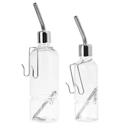 Bebedero automรกtico para animales pequeรฑos, botella de agua para conejo y hรกmster, dispositivo para beber, 180ml/350ml