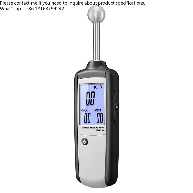 DT-128M Digital Pinless Moisture Meter Non-destructive Humidity Tester For Wood Gypsum Cement Building Materials