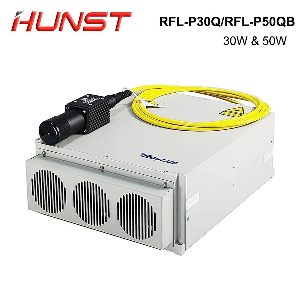 

HUNST Raycus 50W 30W Q-switched Pulse Fiber Laser Source RFL-P30Q 50QB For Wavelength 1064nm Marking and Engraving Machine