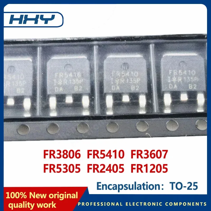 10PCS package TO-252 P channel MOS FET FR3806 FR5410 FR3607 FR5305 FR2405 FR1205