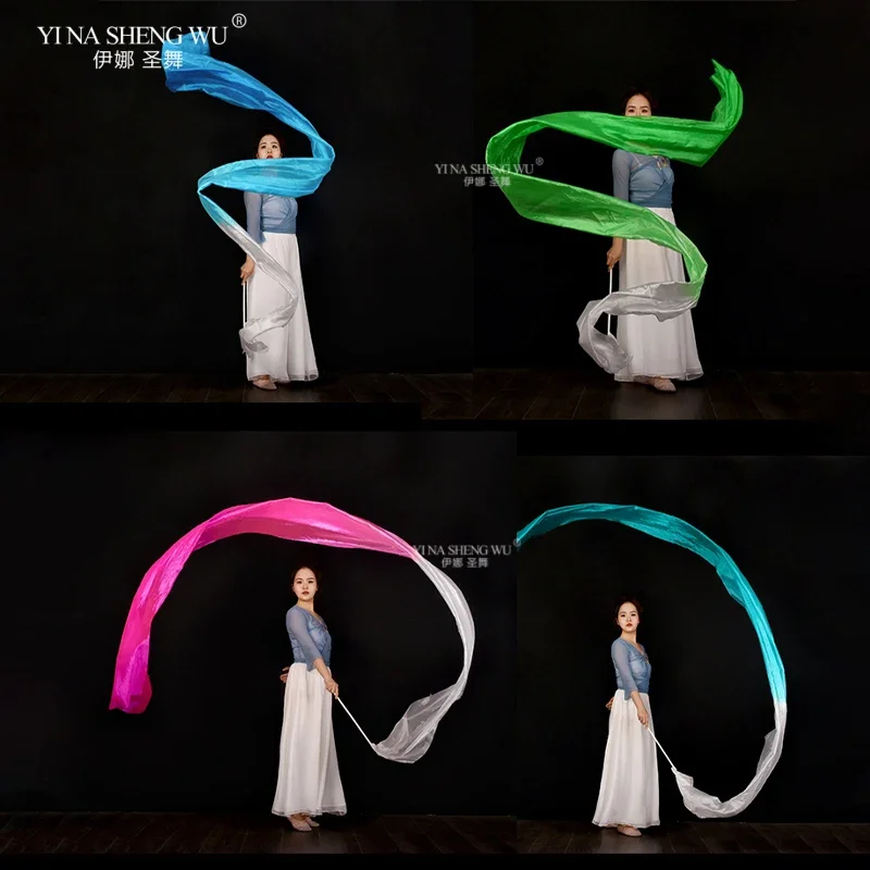 البوليستر الرقص الشرقي غاسل الجمباز الإيقاعي شرائط الرقص الفني اكسسوارات الكنيسة العبادة الثناء راية النبوية