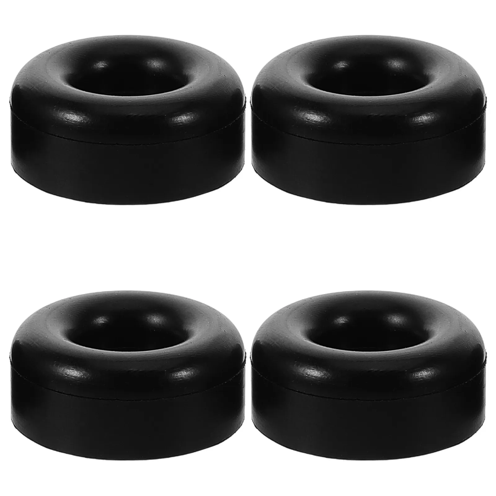 4Pcs Rubber Bumpers Wear-Resistant Anti-Collision Pads for Trailer Door Washer Ladder Rubber Stopper Noise Reduction Vibration