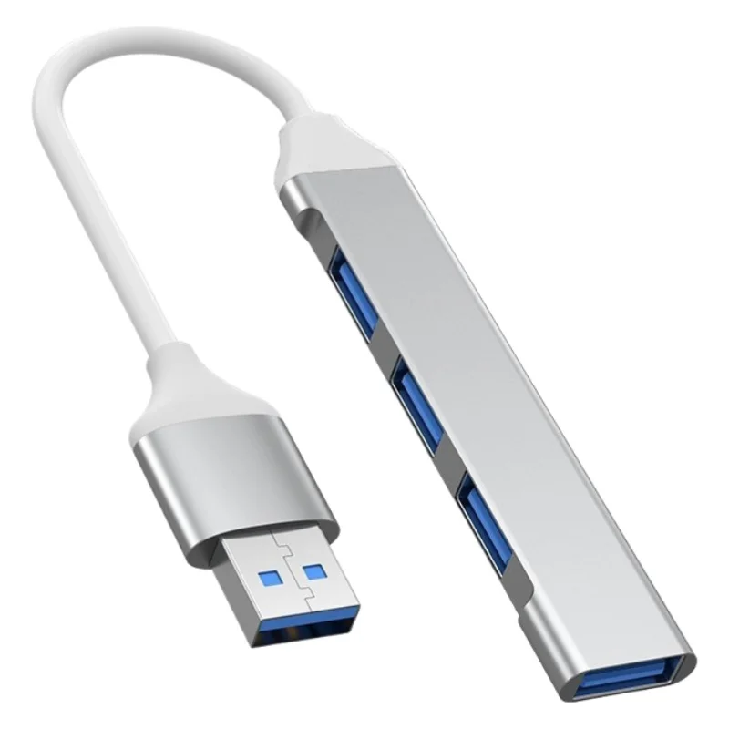 4-Port USB 3.0 Hub - High-Speed USB Splitter - 5Gbps for Computer Accessories - Multi-Port Hub - 4 USB 3.0/2.0 Interfaces