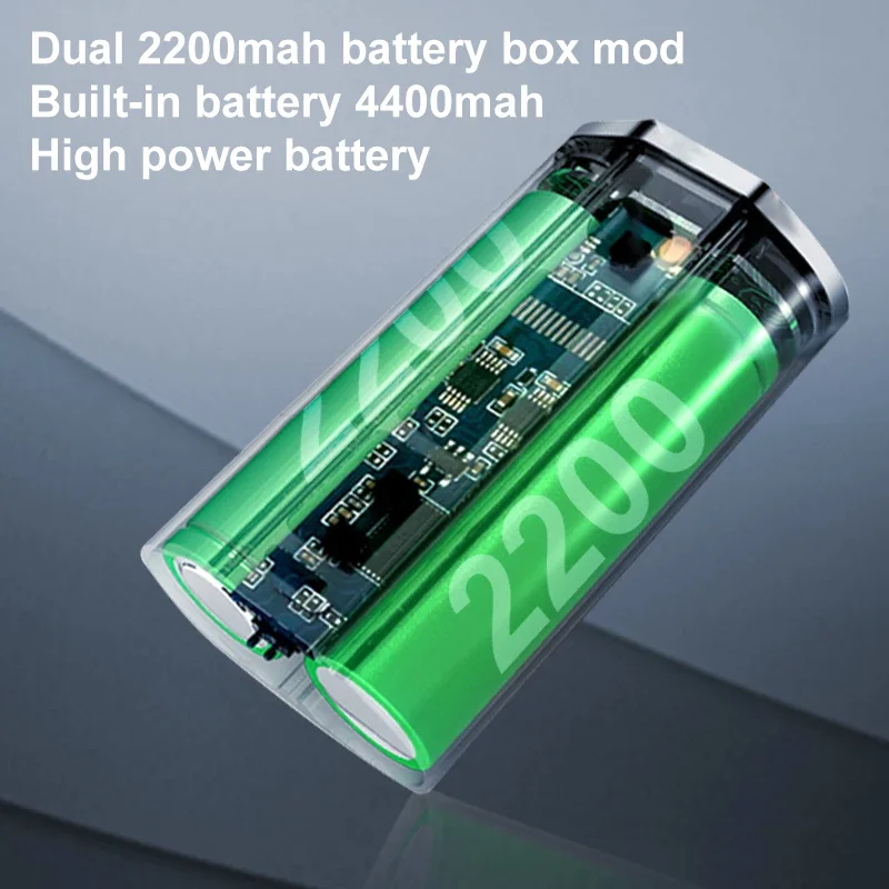 SUB dwa 200W box mod oparów mod 4400mah wbudowany akumulator z 0.3ohm 3.0ml Digital i ekran LED E papieros vape mod