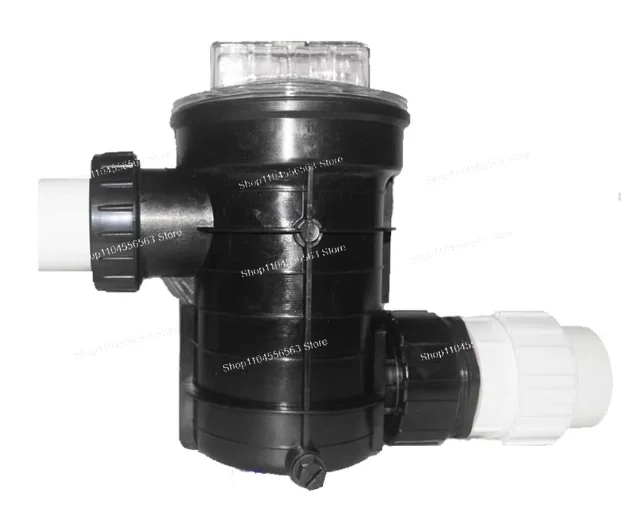 Barber Shop Hair Catcher Drainage Filter - Anti-Clogging Water Pump Prefilter with Connector for Bath Pools