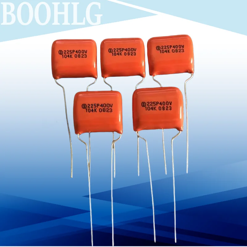 5PCS 0.1UF 400V 104K Audio-coupled pole-less capacitor