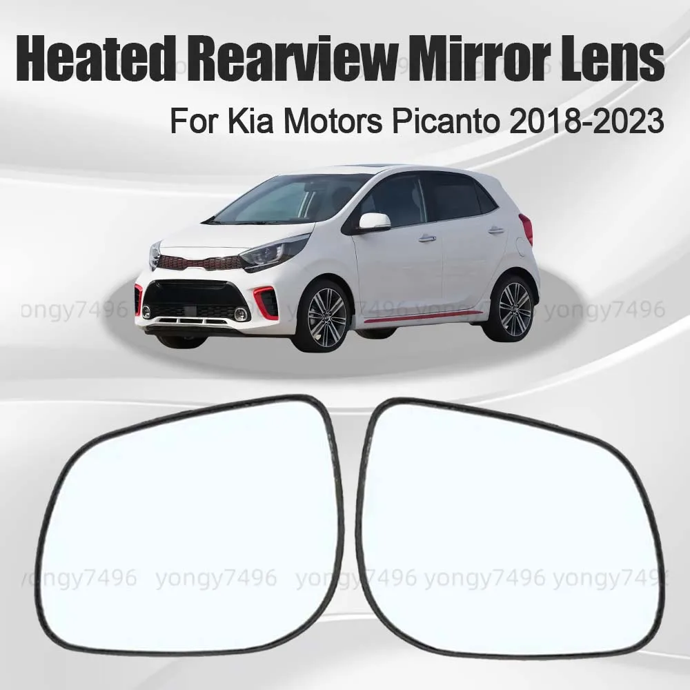 

Car Wide Angle Heated Rearview Mirror Lens For Kia Motors Picanto 2018 2019 2020 2021 2022 2023 Car Rearview Accessories