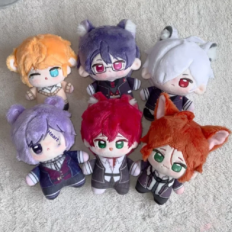 Diabolik Lovers Sakamaki Reiji 10cm Plush Doll Couple Pendant Keychain Cotton Toy For Festival Gifts Sakamakisyuu Nunu