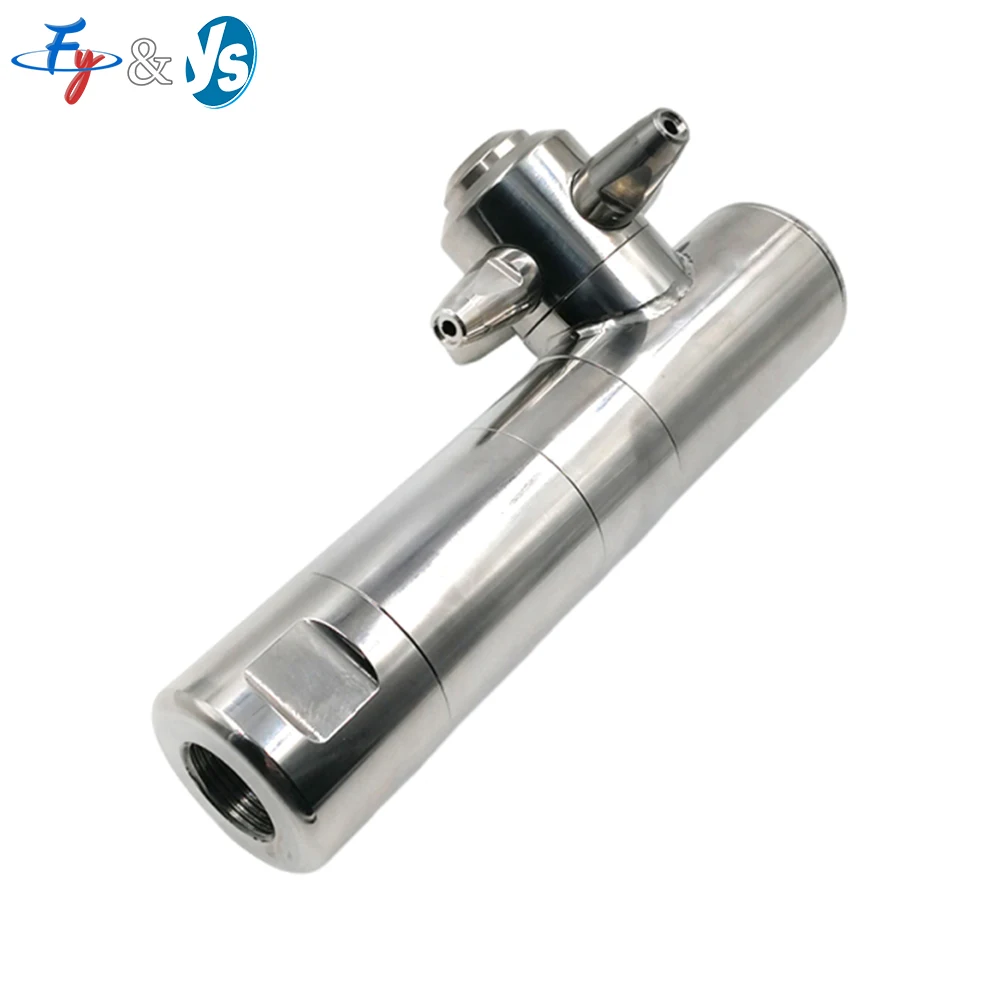 Industrial Tank CIP Cleaning Nozzle 3D 4-head High Impact Rotary Tank Washing Nozzle 360 Degree All-round Washing Spray Nozzle
