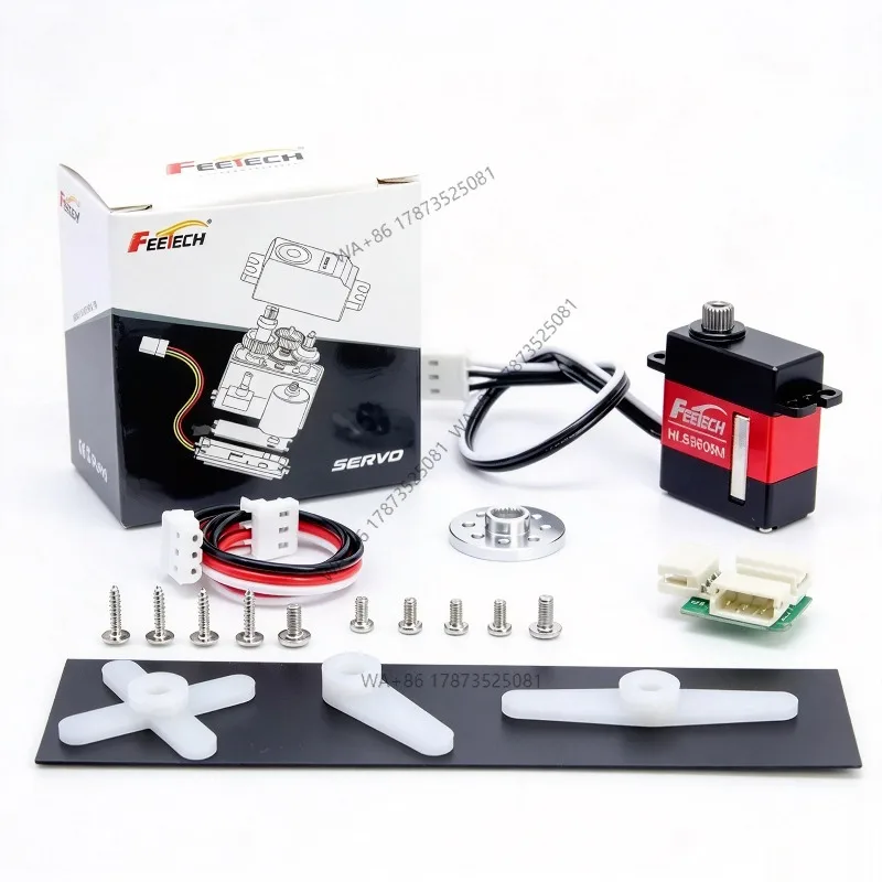 4PCS HLS3606M 6V 6kg Constant Force Single Shaft TTL Servo All-Metal Coreless Motor 360 Degree Magnetic Encoder Servo