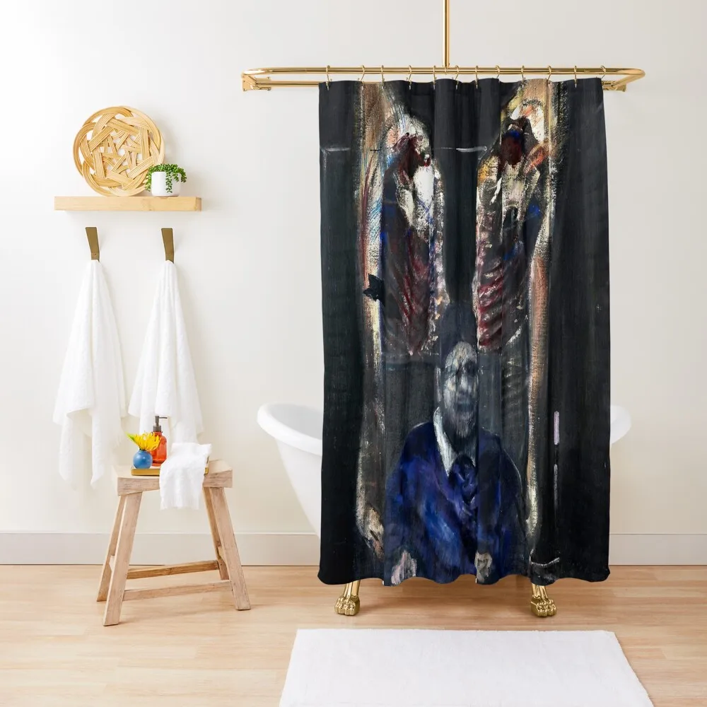 

Francis Bacon - Figure with Meat Shower Curtain Shower Bath Cute Shower Modern Accessory Bathrooms Curtain