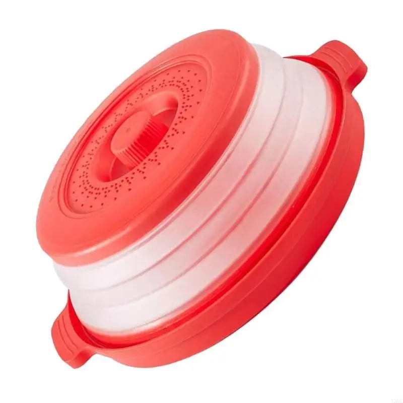 Collapsible Microwave Cover Splatter Cover Colander Kitchen Tool X3UC