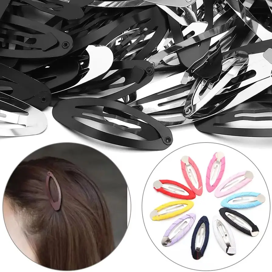 

10 шт./лот 40/50/60/70/80 мм металлические заколки для волос овальная заколка для волос основа BB заколки для волос заколки для изготовления ювелирных изделий DIY аксессуары для волос
