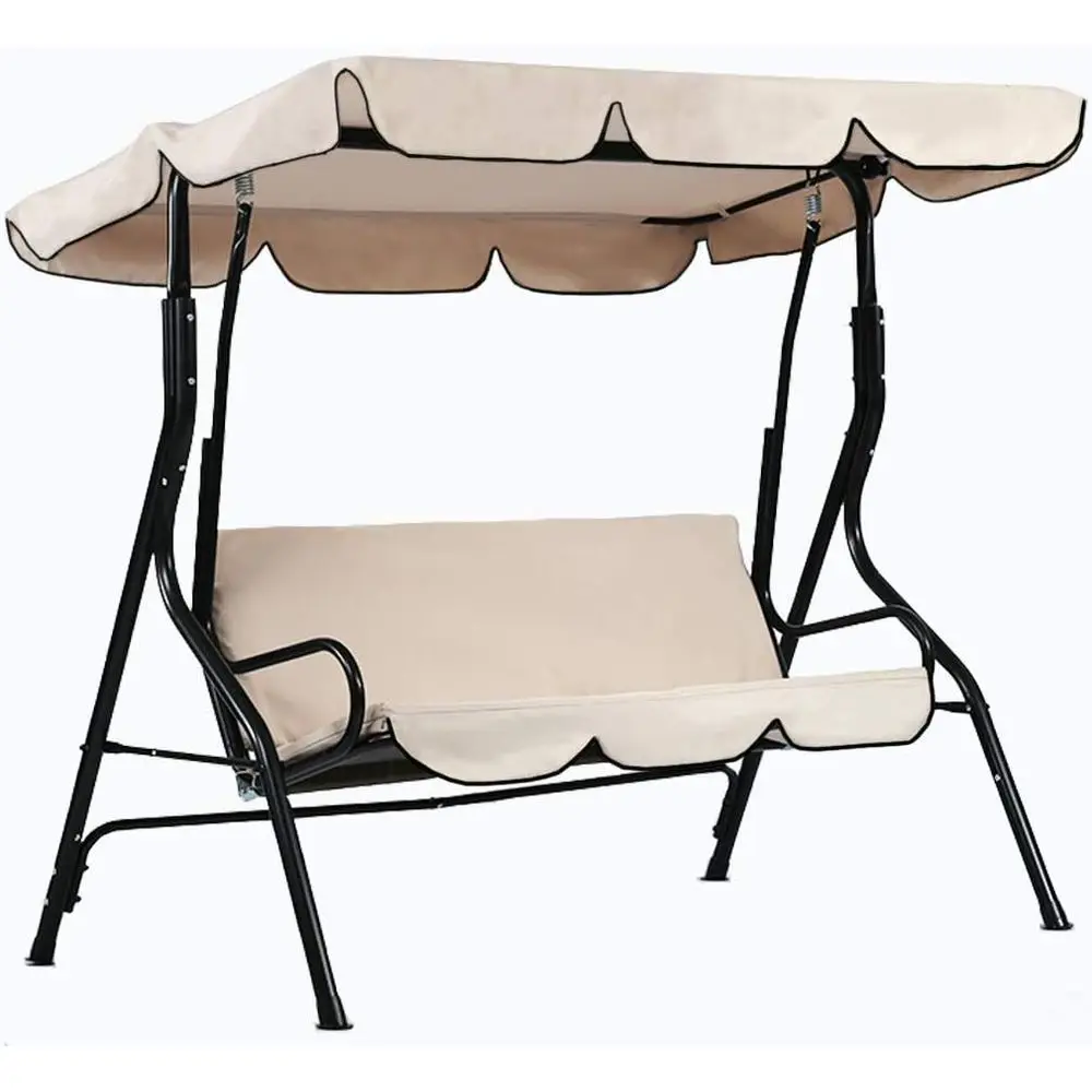 

Outdoor Patio Swing Chair with Glider, Backyard Porch Furniture