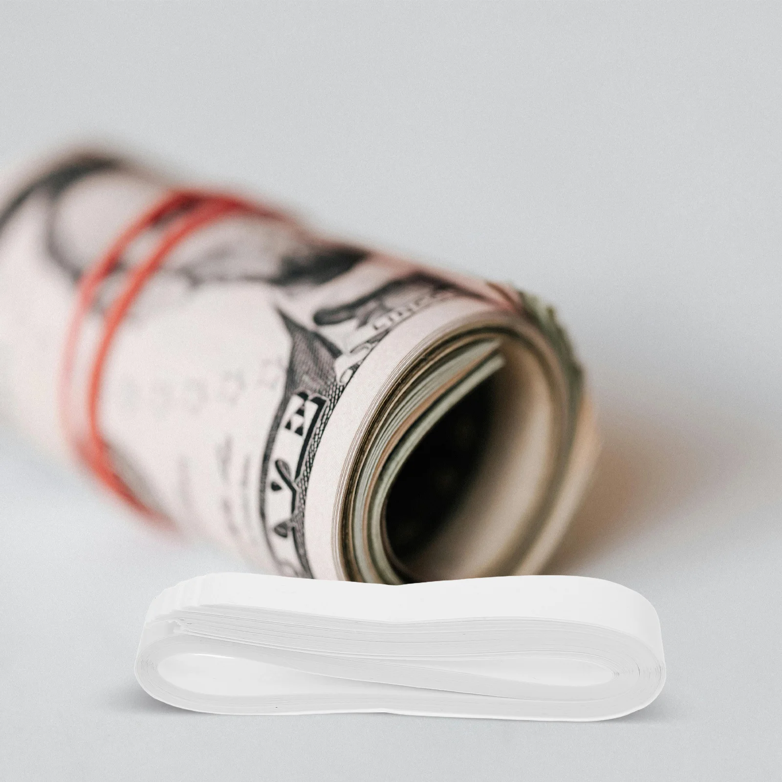 

40pcs Wraps Bills Straps Currency Banknote Paper Cash ganizer Money Wrappers For Bills Portable Supermarkets Banks