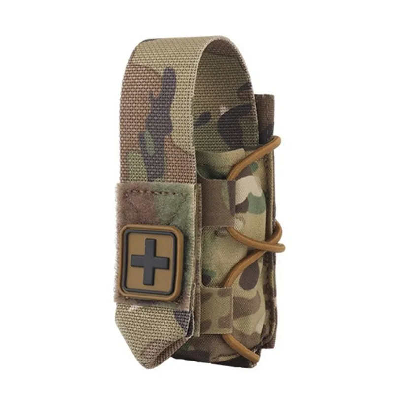 حامل عاصبة مولي IFAK TQ حامل الحقيبة الطبية التكتيكية الحافظة الإسعافات الأولية عبر التصحيح/الحبل العنقي مع عاصبة