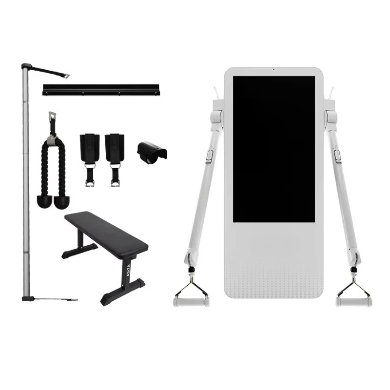 Multi Function Home Fitness Equipment Tonal Wall Mounted Smart Gym Dynamic Weight Strength Training