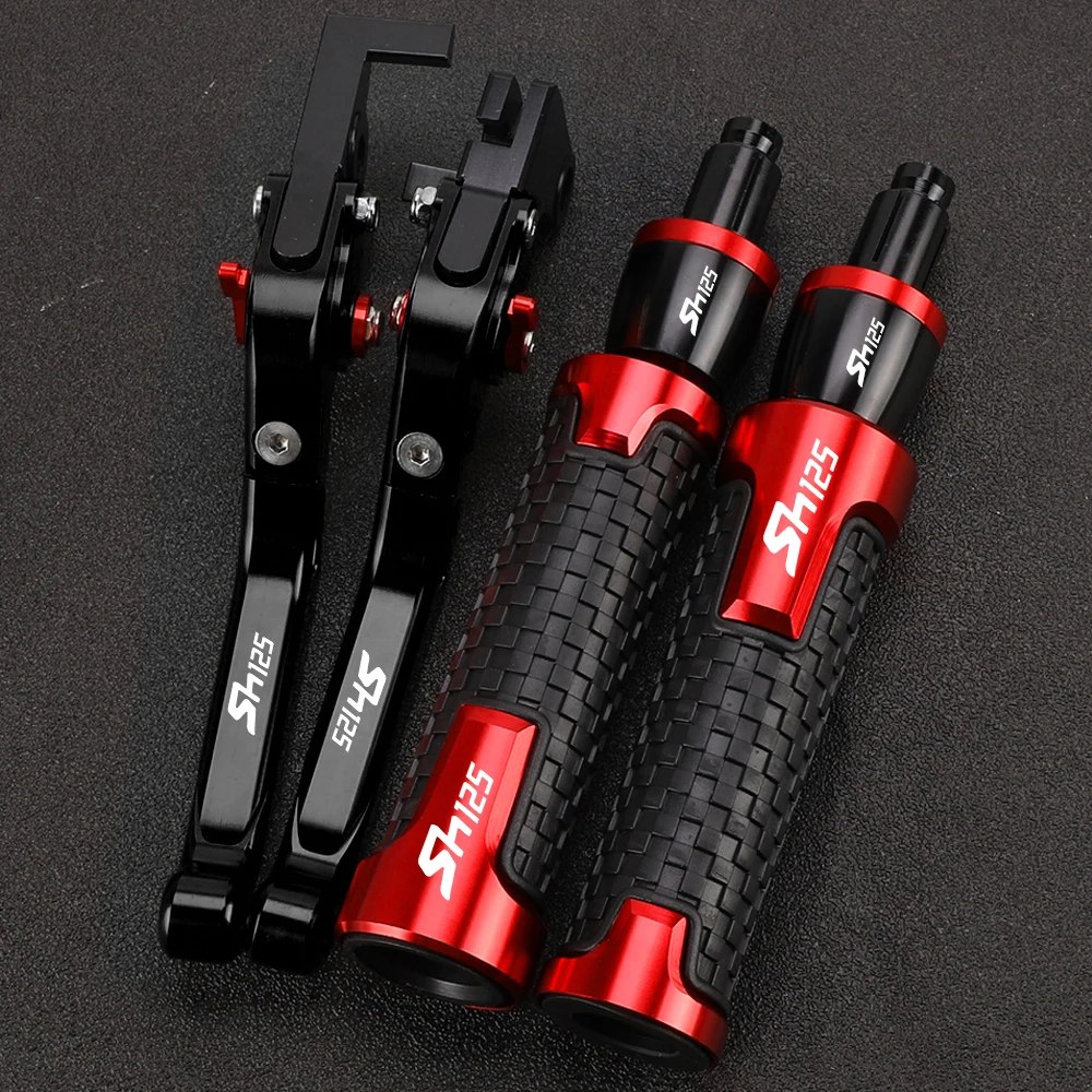 For honda SH125 SH125i SH125 i SH 125 125i 2004-2023 2022 Handlebar Handle Bar Grips Motorcycle Adjustable Brake Clutch Levers