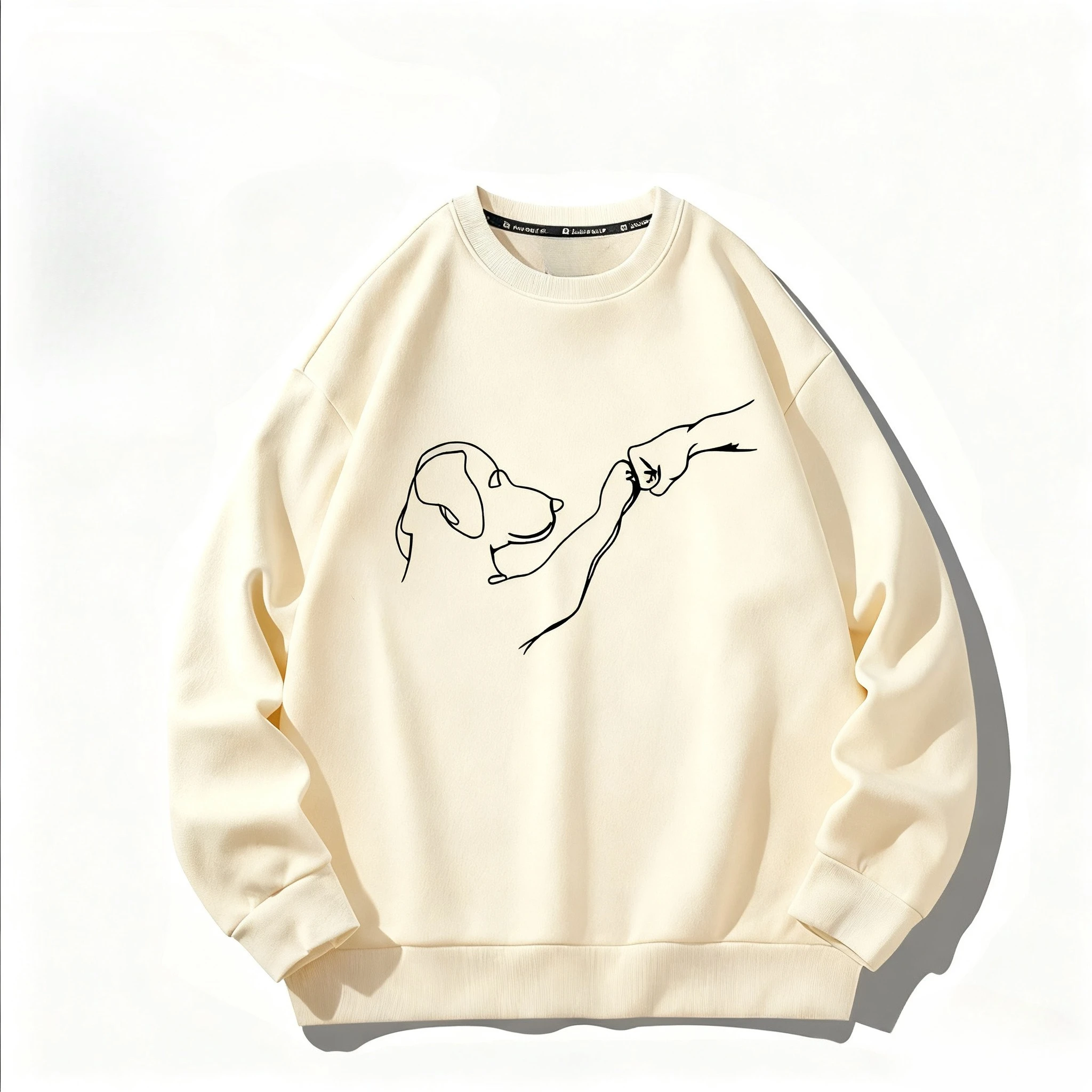 Trui Mannen Herfst Losse Sweatshirt Casual Kleding Unisex O-hals Top Warme Comfortabele Mode Streetwear Grappige Kleding