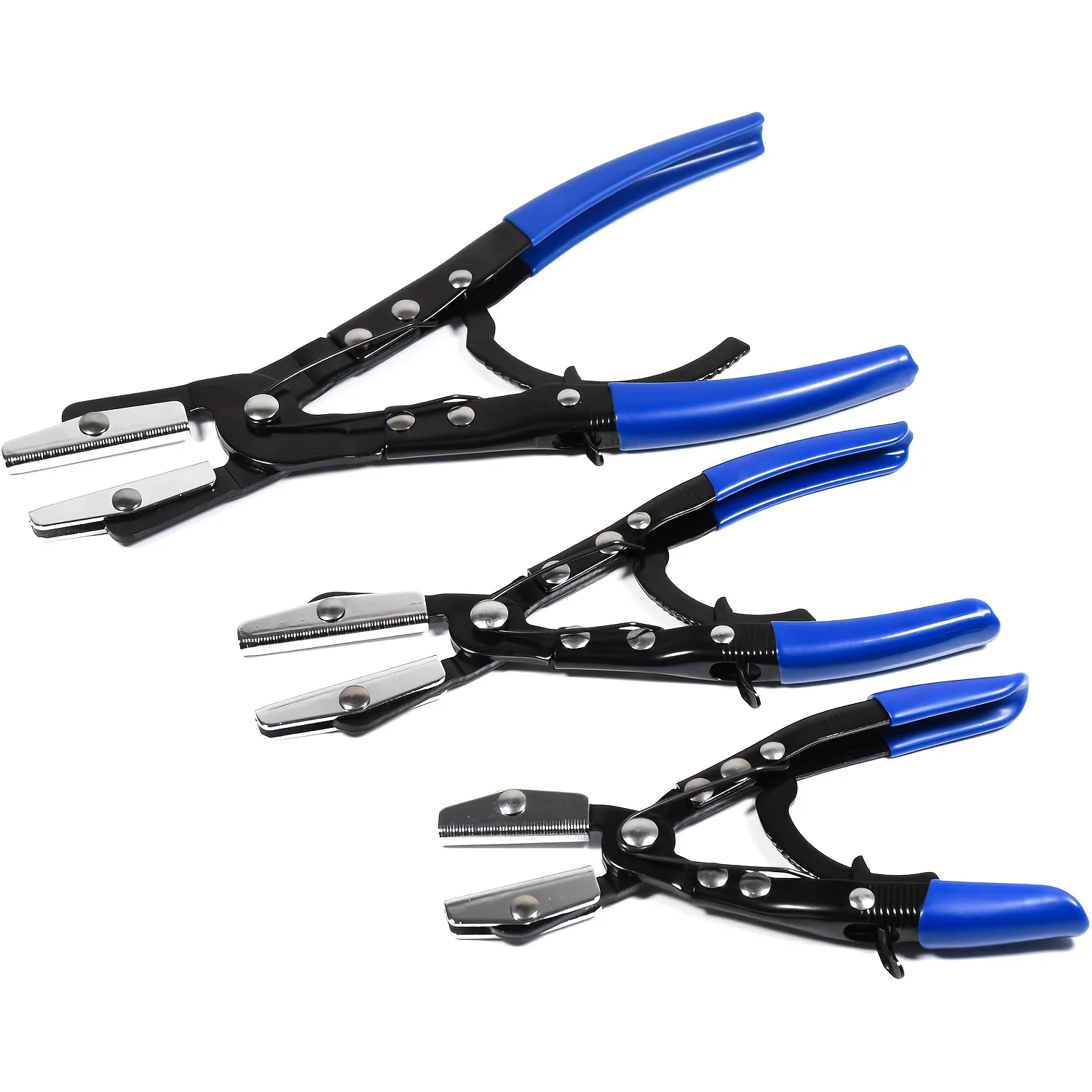 

3pcs Ratcheting Hose Pinch Off Pliers, 8/10/12inch Hose Pinch Pliers Automotive Locking Pinch Off Pliers Radiator, Coolant, Heat
