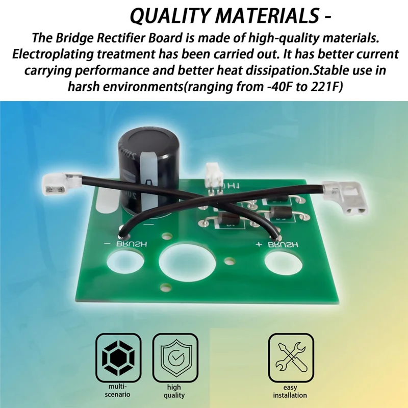 Bridge Rectifier Generator Rectifier Board Replaces Rectifier Compatible Withgenerator Rectifier Board 0063525-AAAE