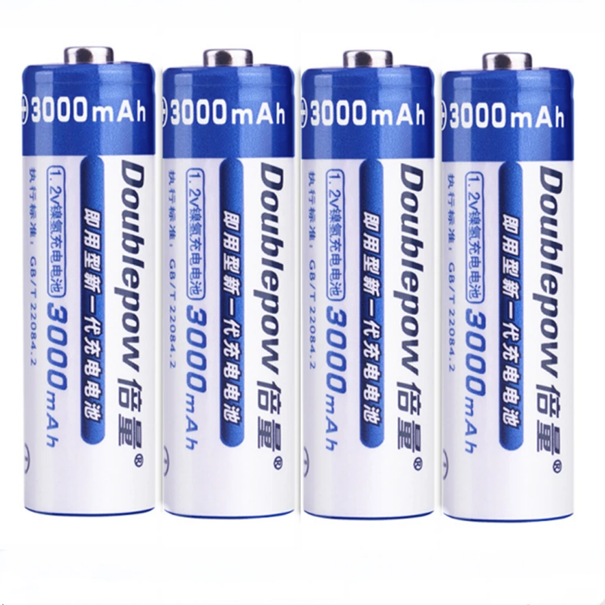 2pcs/lot Original 1.2v 3000mAh AA rechargeable battery Ni-MH rechargeable battery microphone special AA rechargeable battery