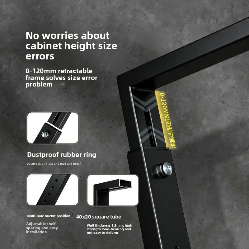 360-Degree rotating shoe rack shoe cabinet, built-in push-pull flip household multi-layer storage hardware accessories