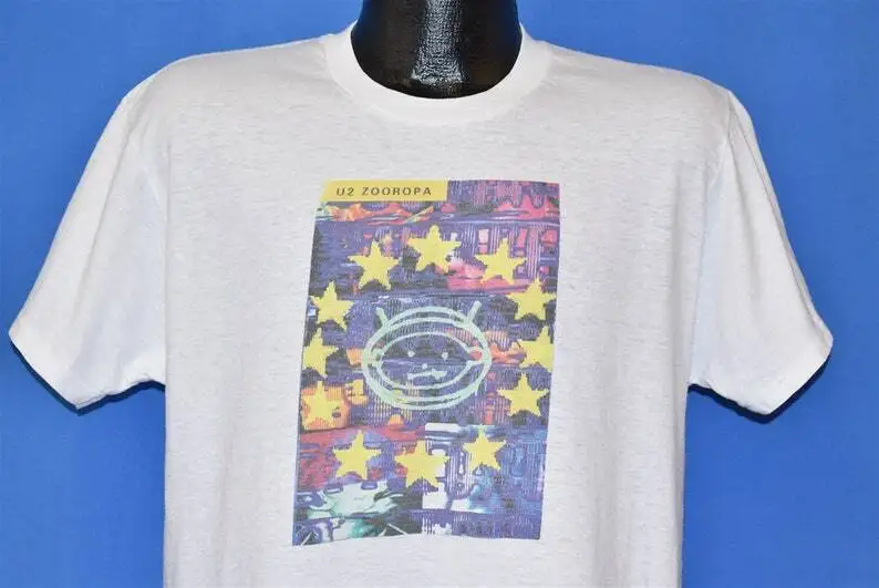 90s U2 Zooropa Album Cover Alternative Rock Band Tee TE3670