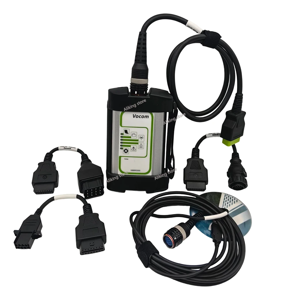 AA Vocom1 88890300 Interface OBD2 Scanner Diagnosis for Tech tool V2.8 Vo/Renault/UD/Mack Heavy Truck Excavator Diagnostic Tools