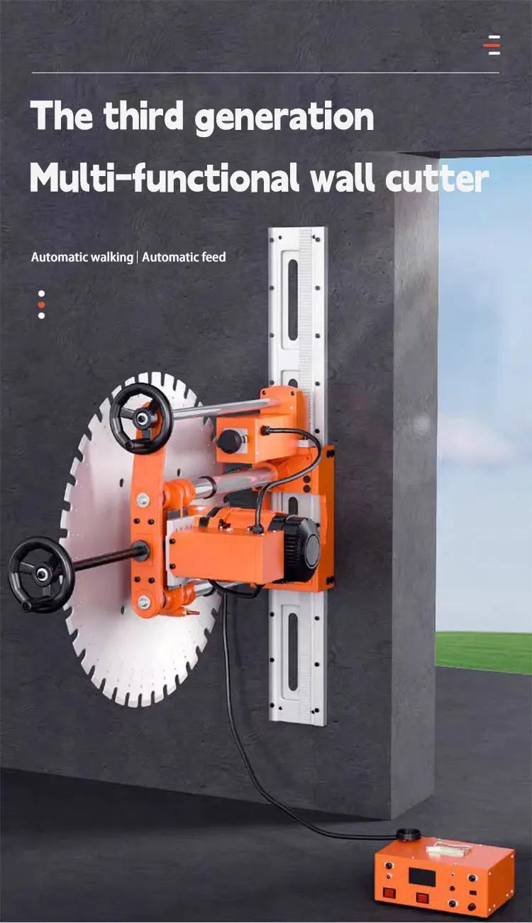Semi Automatic Full Auto Electric Wall Saw Machine Concrete Cutting Saw Machine Wall Saw Machine