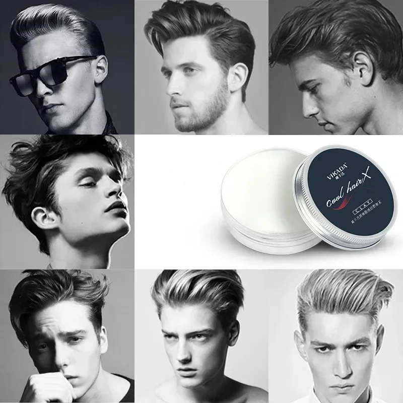 Hair Gel Strong Hold Matte Hair Styling Wax Men Hair Styling Mud Non Greasy Styling Daily Clay High Strong Gel Para Cabello