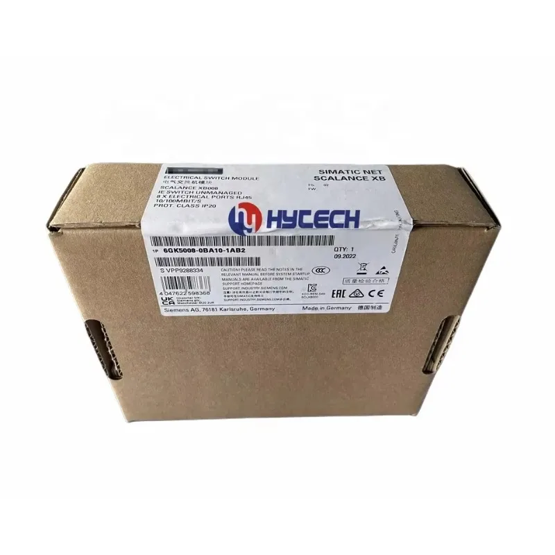 

Original SCALANCE XB008 6GK5008-0BA10-1AB2 Industrial Ethernet Switch 10/100 Mbit/s Unmanaged For PLC Dedicated