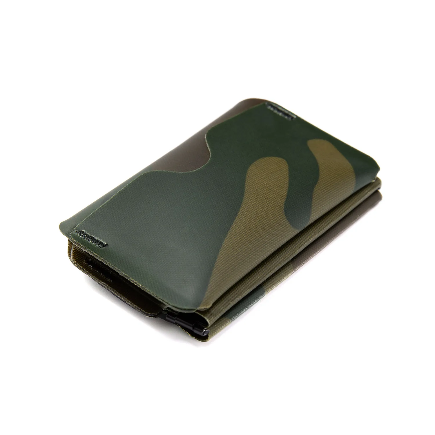 Schlanker Minimalistischer Kartenhalter mit RFID-Schutz aus Leder für Kreditkarten, Vordertasche – Detail 5