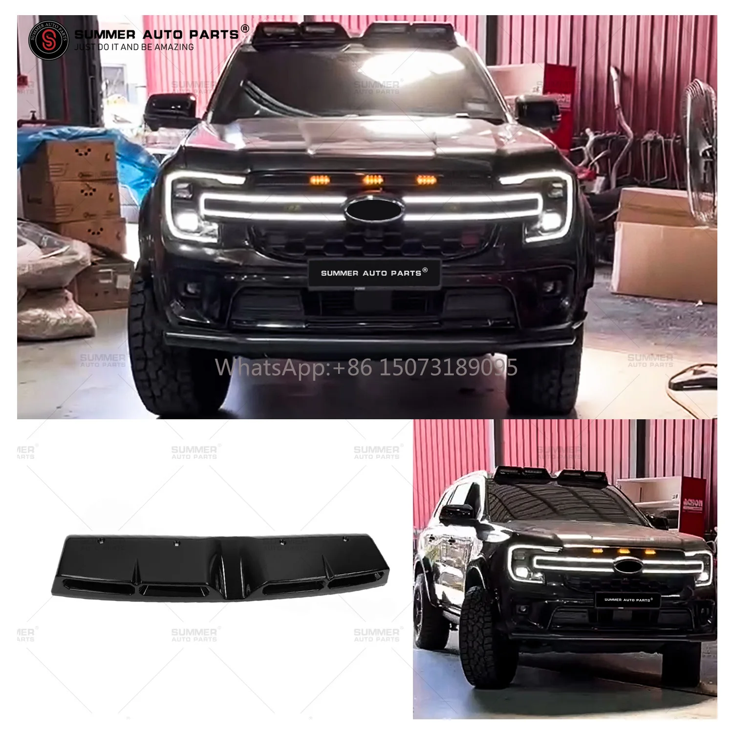 

Off-Road 4X4 Auto Body Parts Equipment Top Working Car Front Light Bar Spoiler Roof Led Light for Ford Everest Roof Light