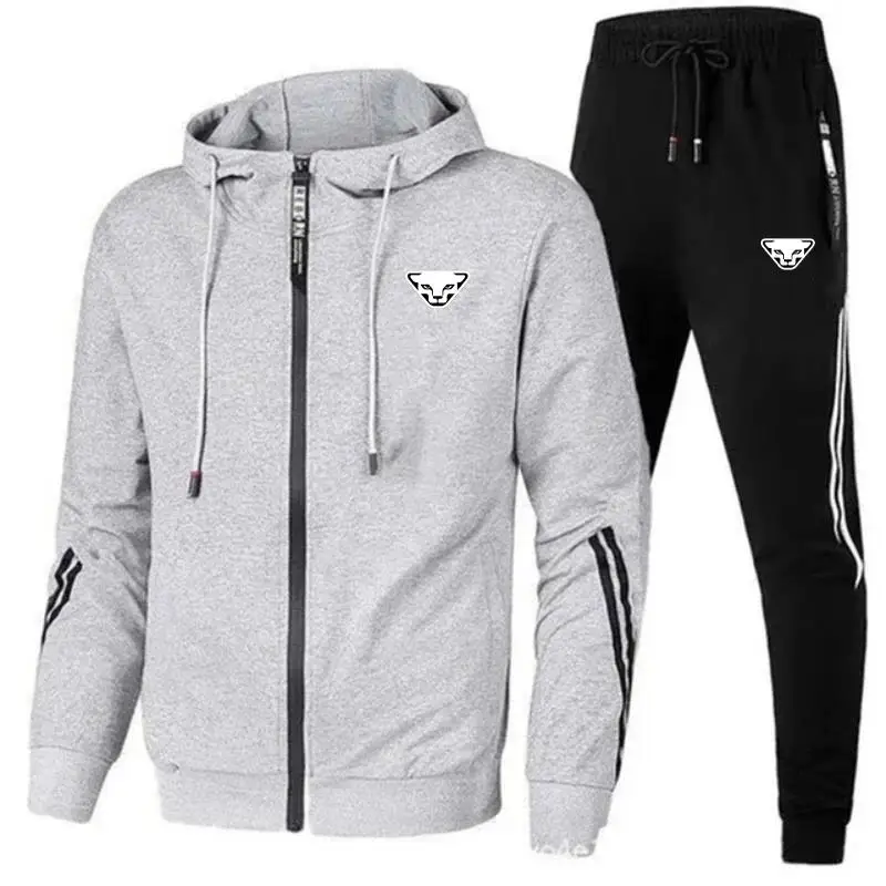 High Quality Fashionable Hot Selling Men\'s Two-piece Sports Set, High-quality Sportswear and Pants Casual Spring New Style