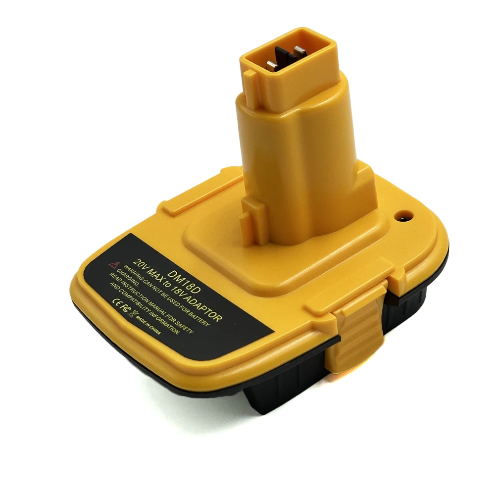 محول بطارية DM18D مع تحويل USB لبطارية ليثيوم DeWalt 20V وMilwaukee 18V لبطارية DeWalt NiCad وNiMh