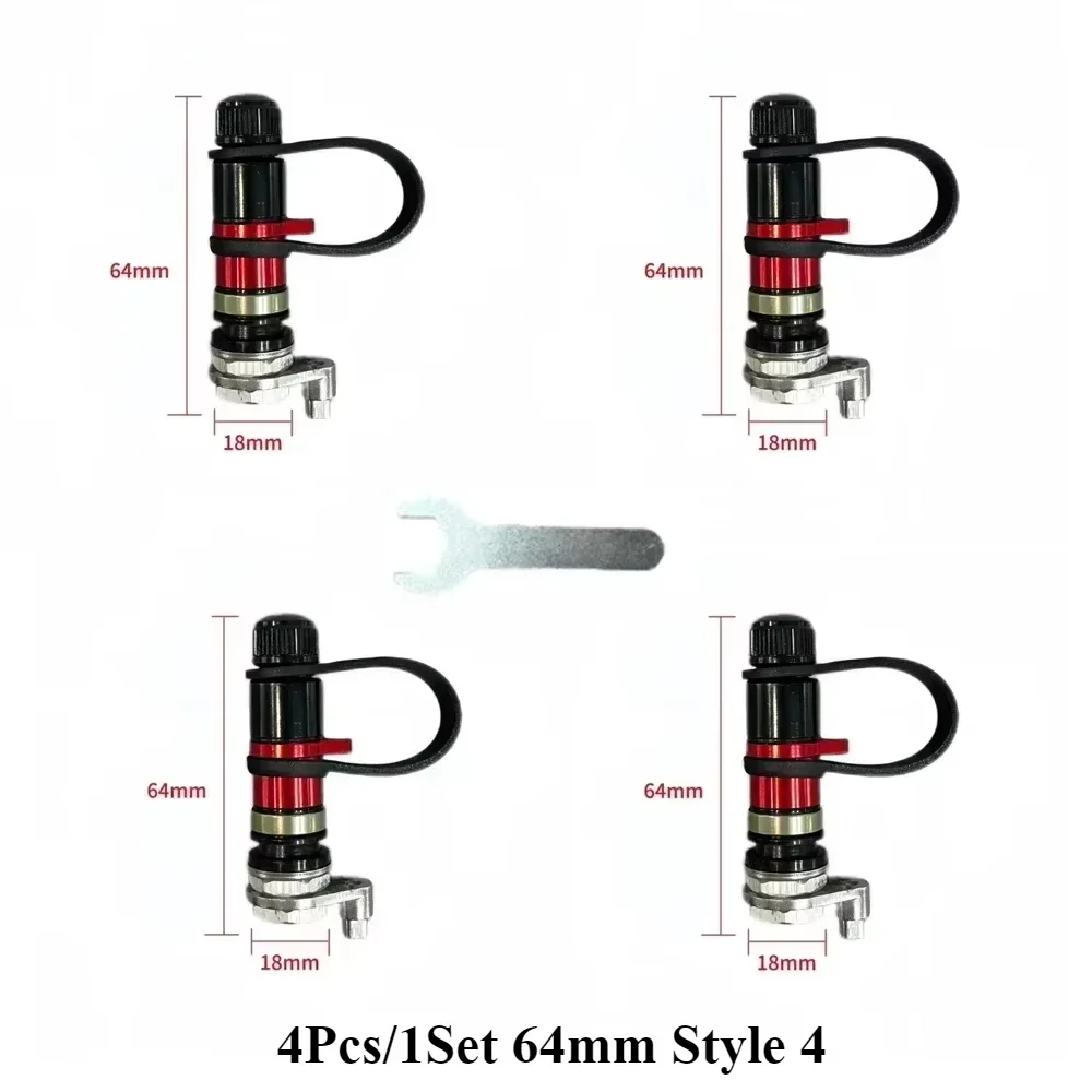 1 or 4pcs Tire Quick Release Valve For Desert Off-road Sand Accessories Tire Deflation Valves Pressure Relief Universal Car Part