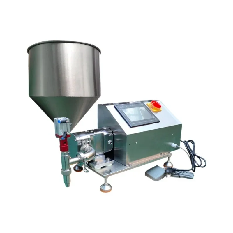 

Chili sauce sugar dilute ketchup chemical glue viscous material quantitative filling machine