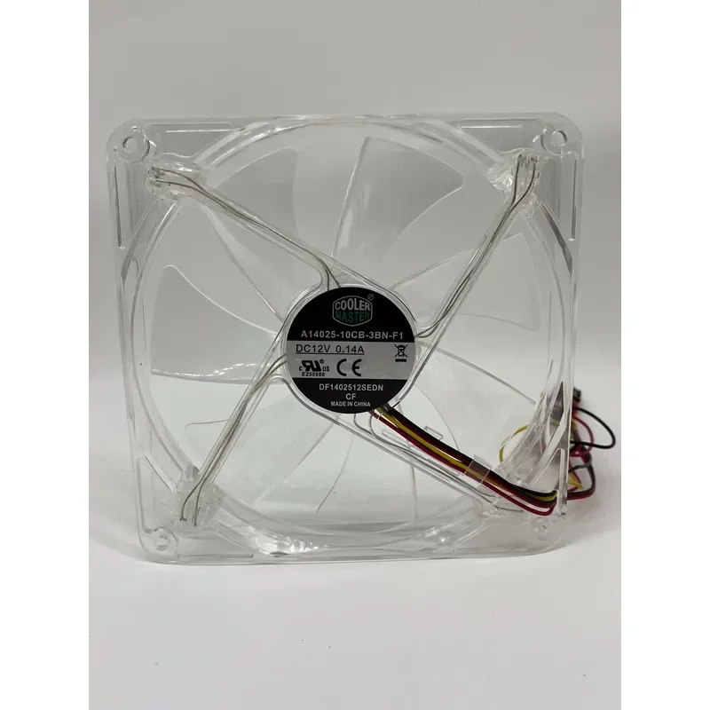 Nouveau ventilateur silencieux de 14 cm pour boîtier d'ordinateur avec lumière LED pour A14025-10