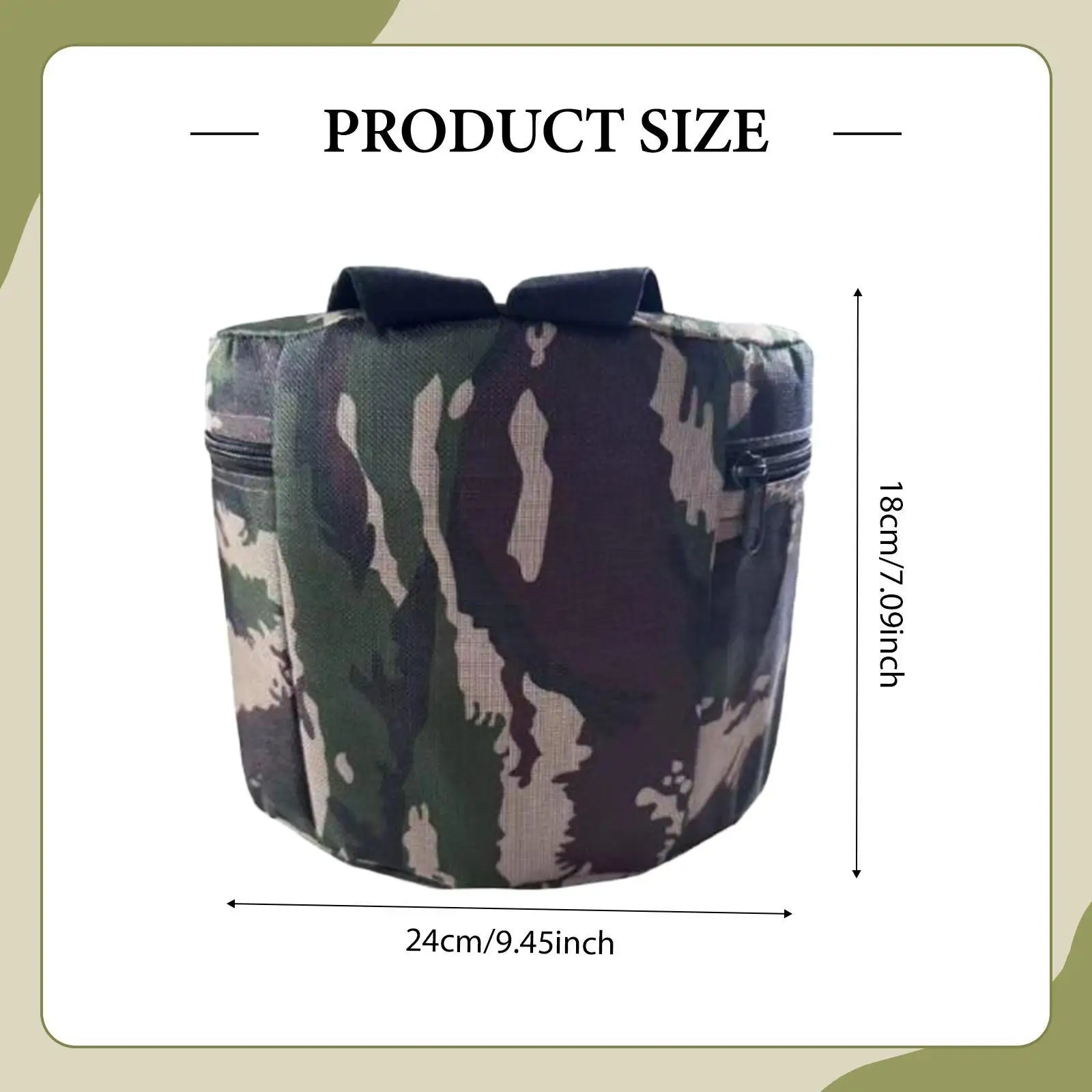Wearable Garden Stool Small Round Stool with Elastic Strap Lightweight Portable