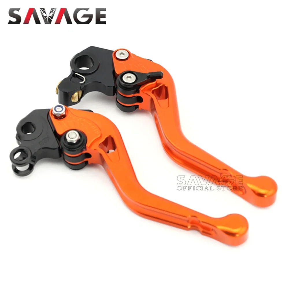 Short Brake Clutch Levers For 690 Supermoto/DUKE/SMC/R 640 LC4 SUPERMOTO/DUKE II Motorcycle Accessories CNC Handles Adjustable